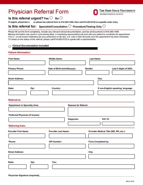 genex referral form.